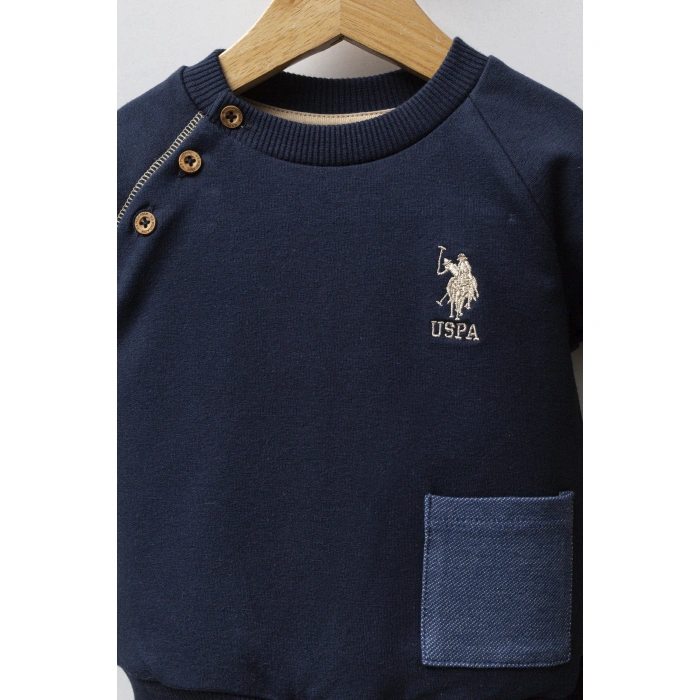 U.S.POLO ASSN ERKEK BEBEK 2Lİ TAKIM - LACİVERT