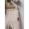 U.S.POLO ASSN ERKEK BEBEK 2Lİ TAKIM - BEJ