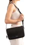 Kadın Gerçek Deri Omuz Çantası Siyah