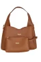 Kadın Suni Deri Omuz ve El Çantası Setli Kahverengi