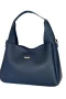 Kadın Suni Deri Omuz ve El Çantası Setli Lacivert