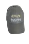 Unisex Hakiki Deri Şapka Gri