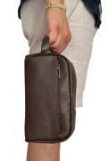 Erkek Suni Derisi El Çantası Taba