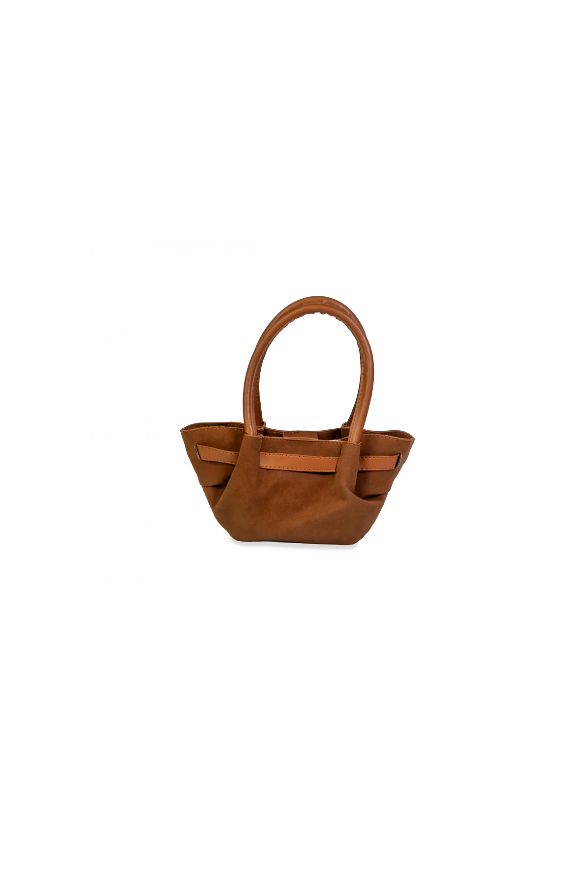 Nubuk El Omuz Kadın Çantası Taba