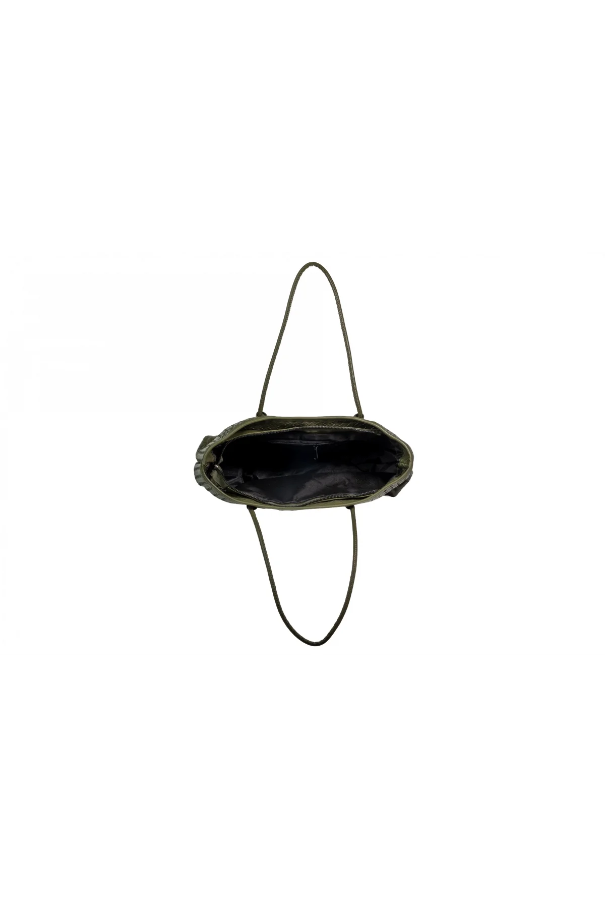 Karolu El Kol Kadın Çantası Yeşil