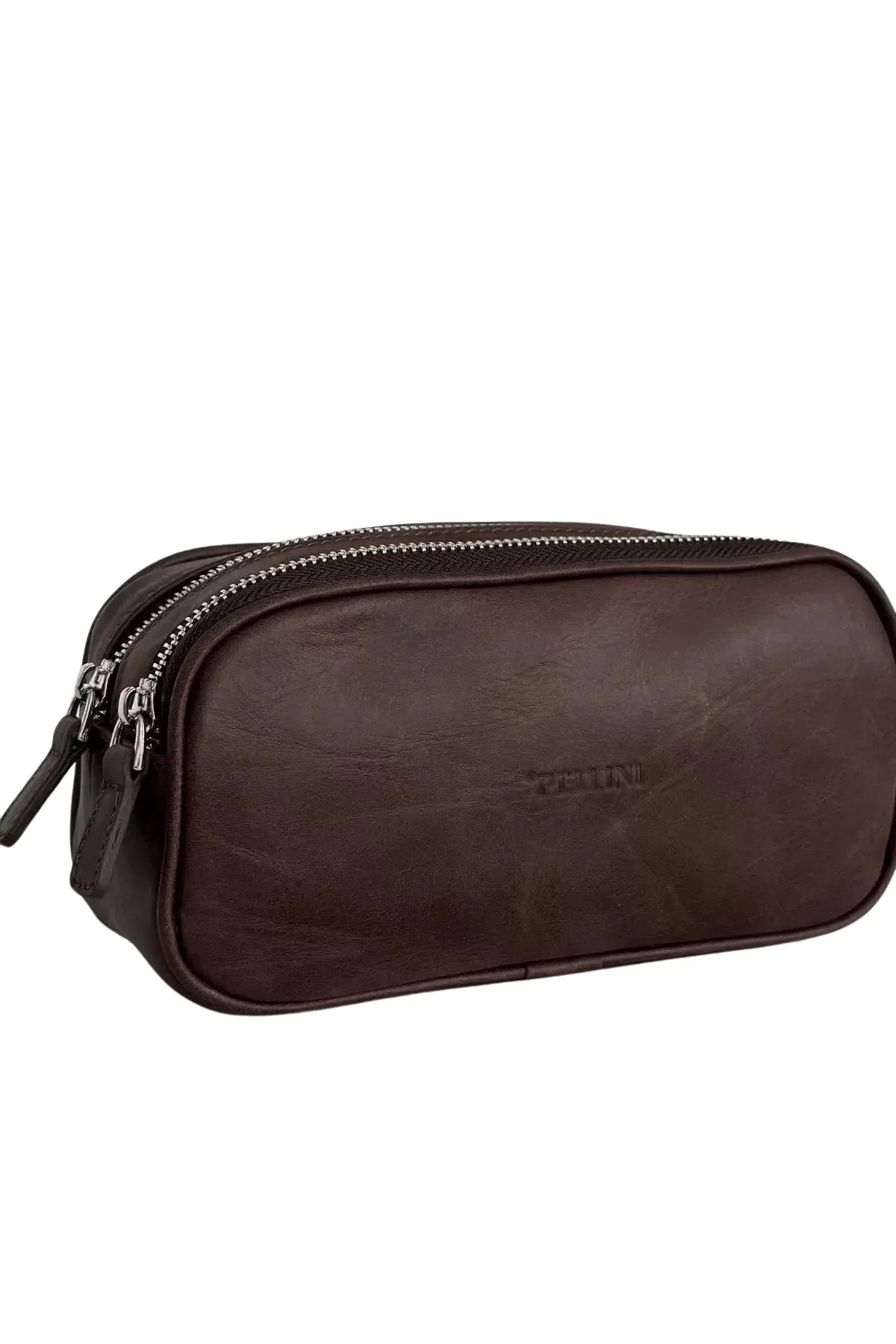 Erkek Dana Derisi El Çantası Kahverengi