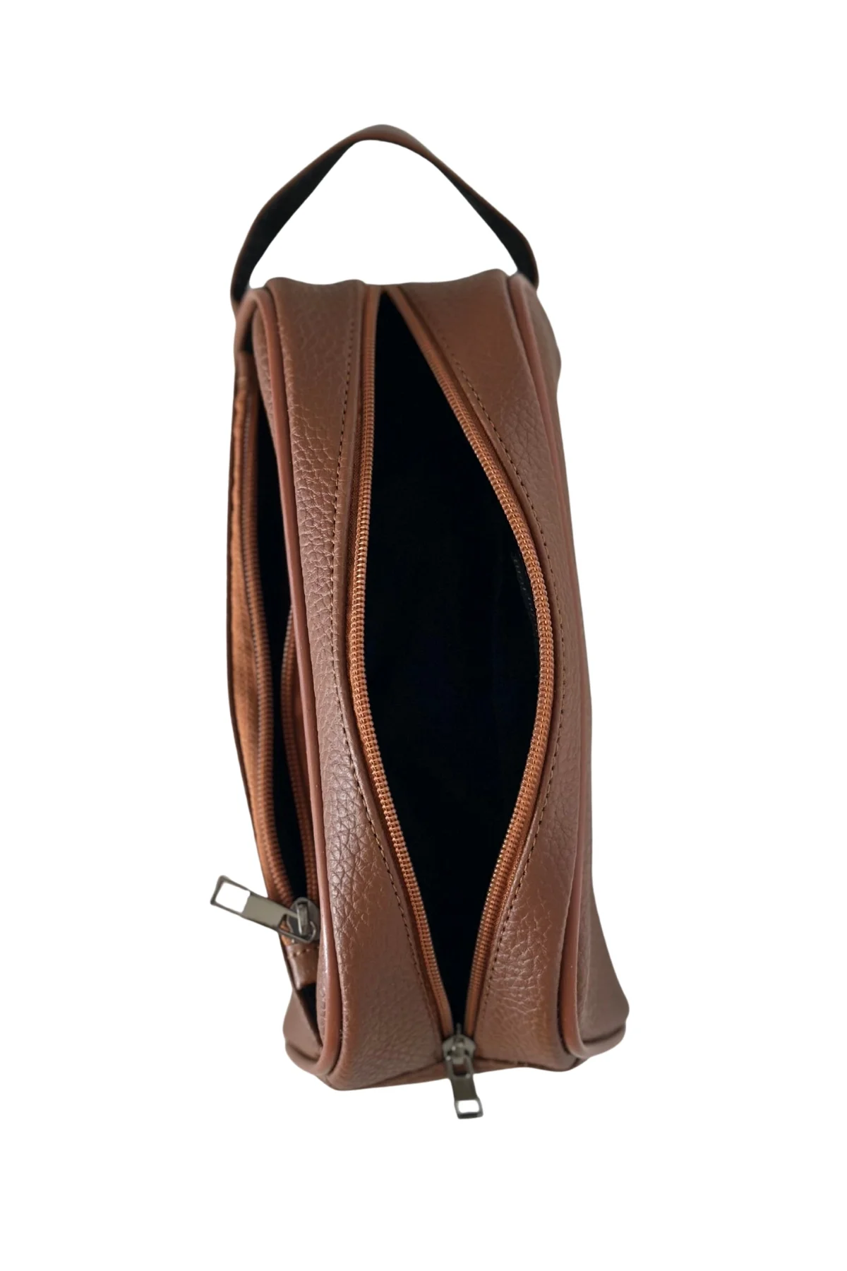 Erkek Suni Derisi El Çantası Taba