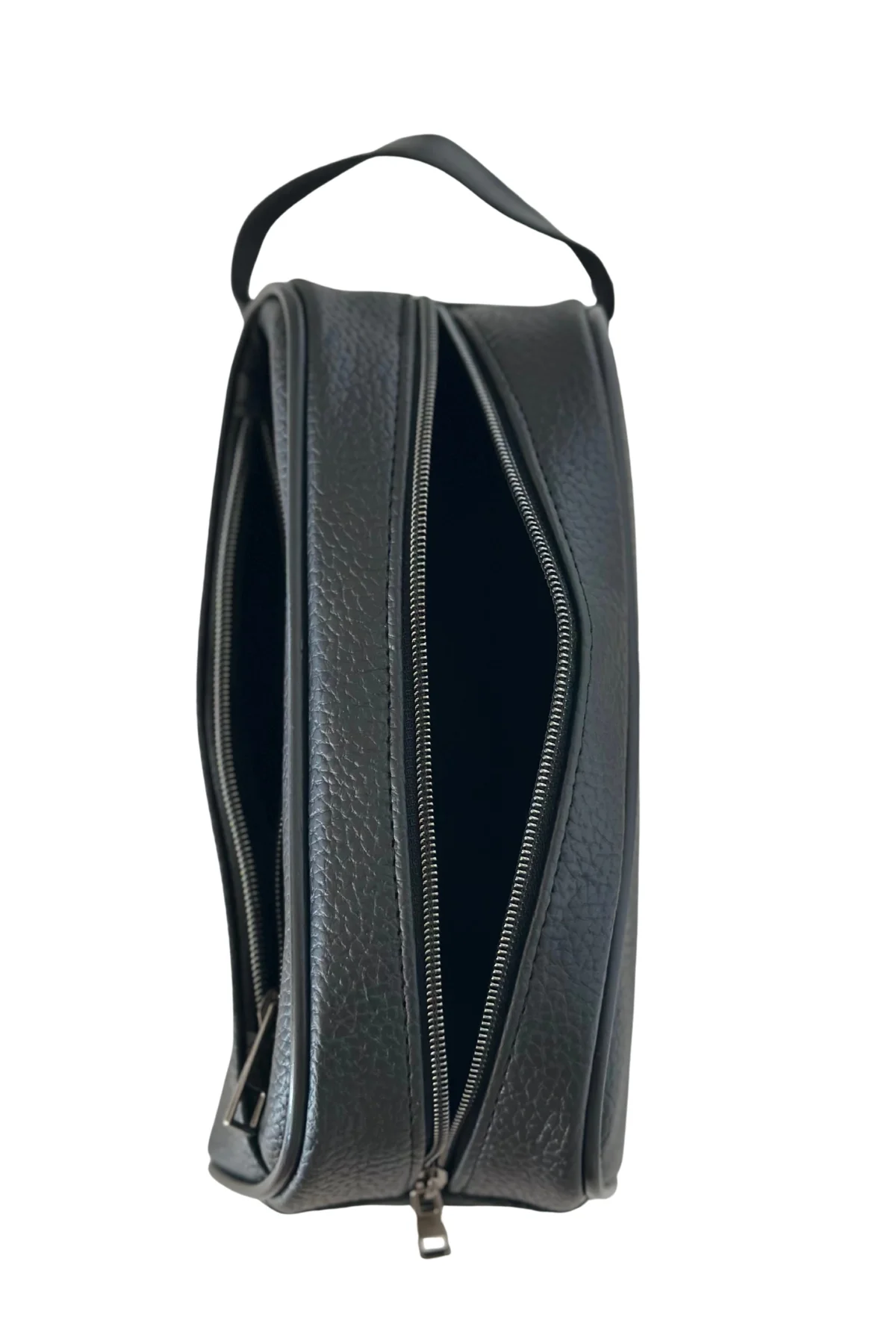 Erkek Suni Derisi El Çantası Siyah