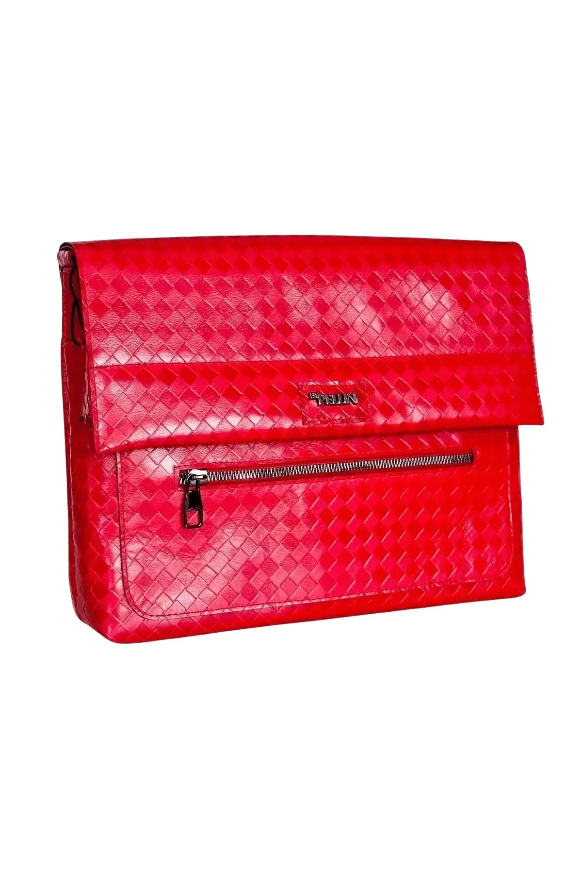 Kadın Dana Derisi Ozpack Büyük Çanta Karolu Pembe Nar Çiçeği