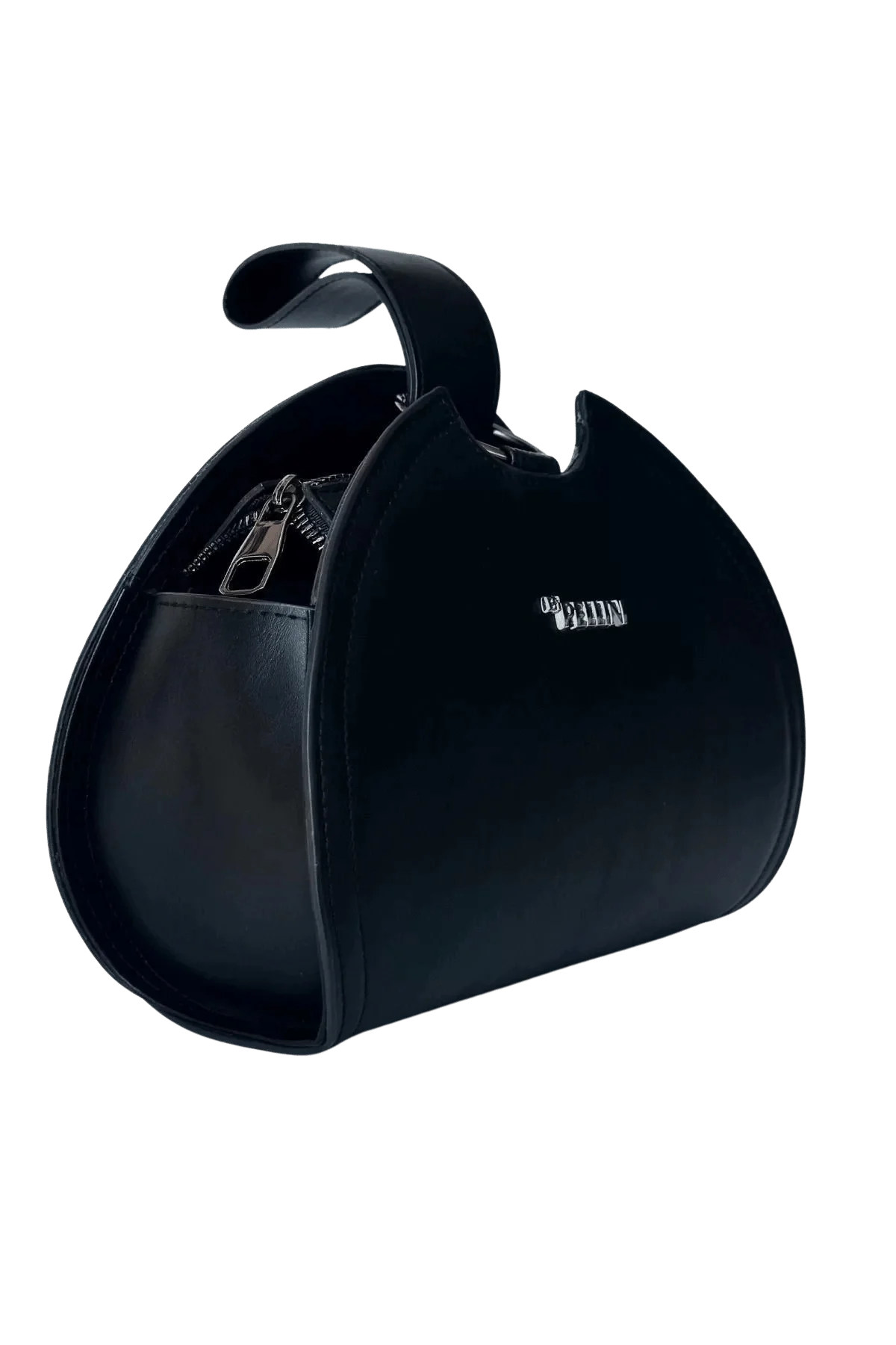 Kadın Suni Deri Bilek Askılı Çanta Düz Siyah