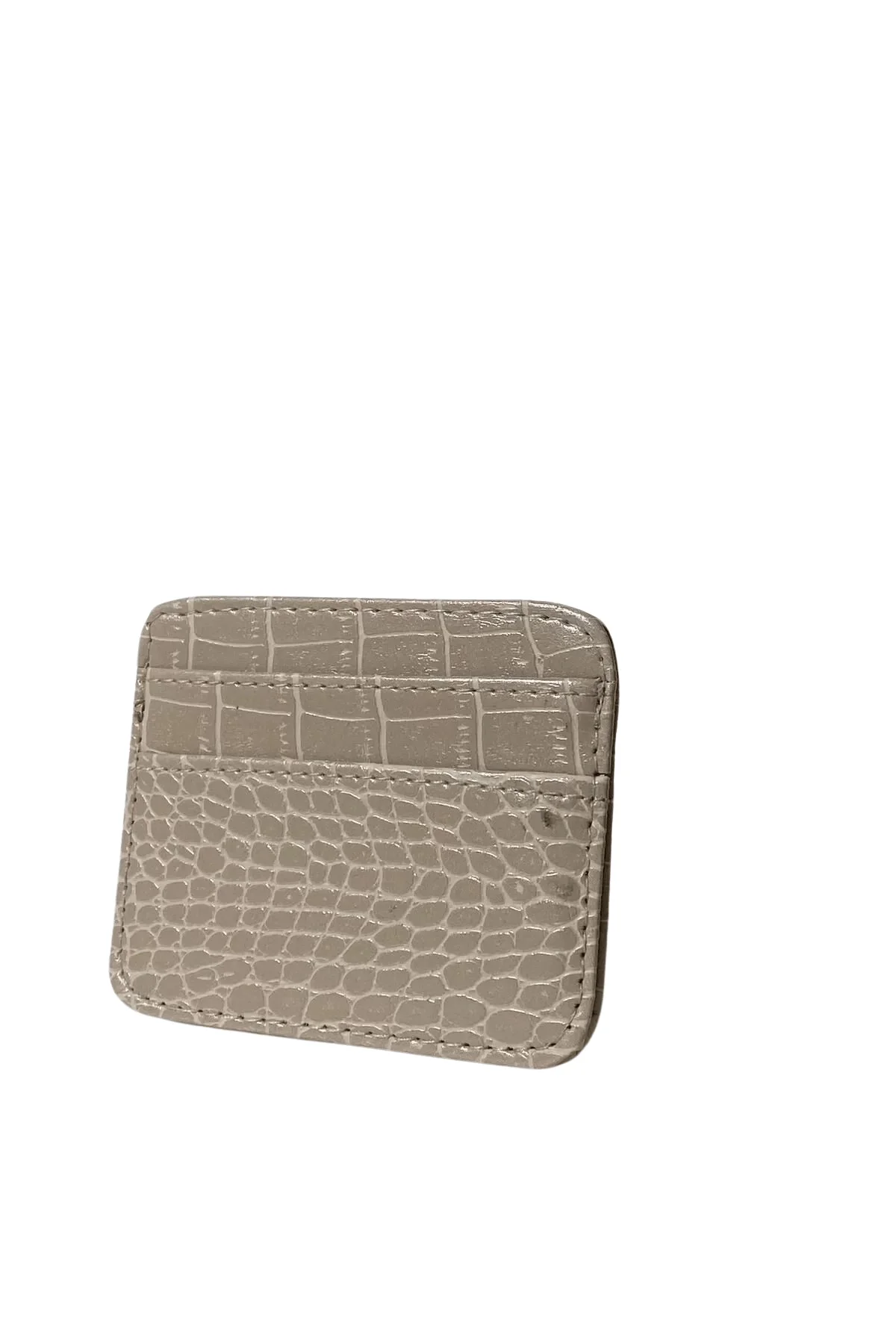 Kadın Suni Deri Kartlık Bej