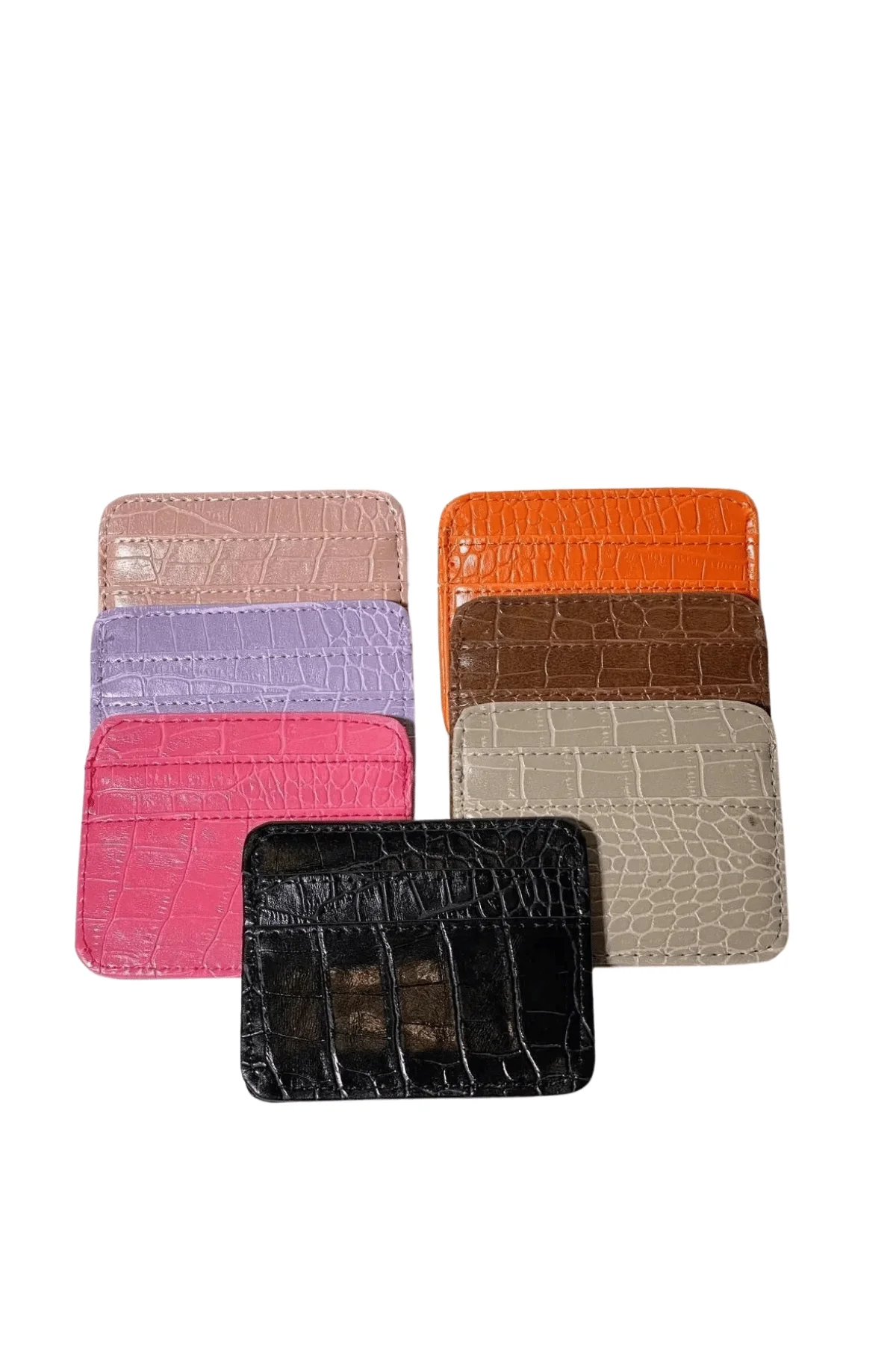 Kadın Suni Deri Kartlık Kahverengi