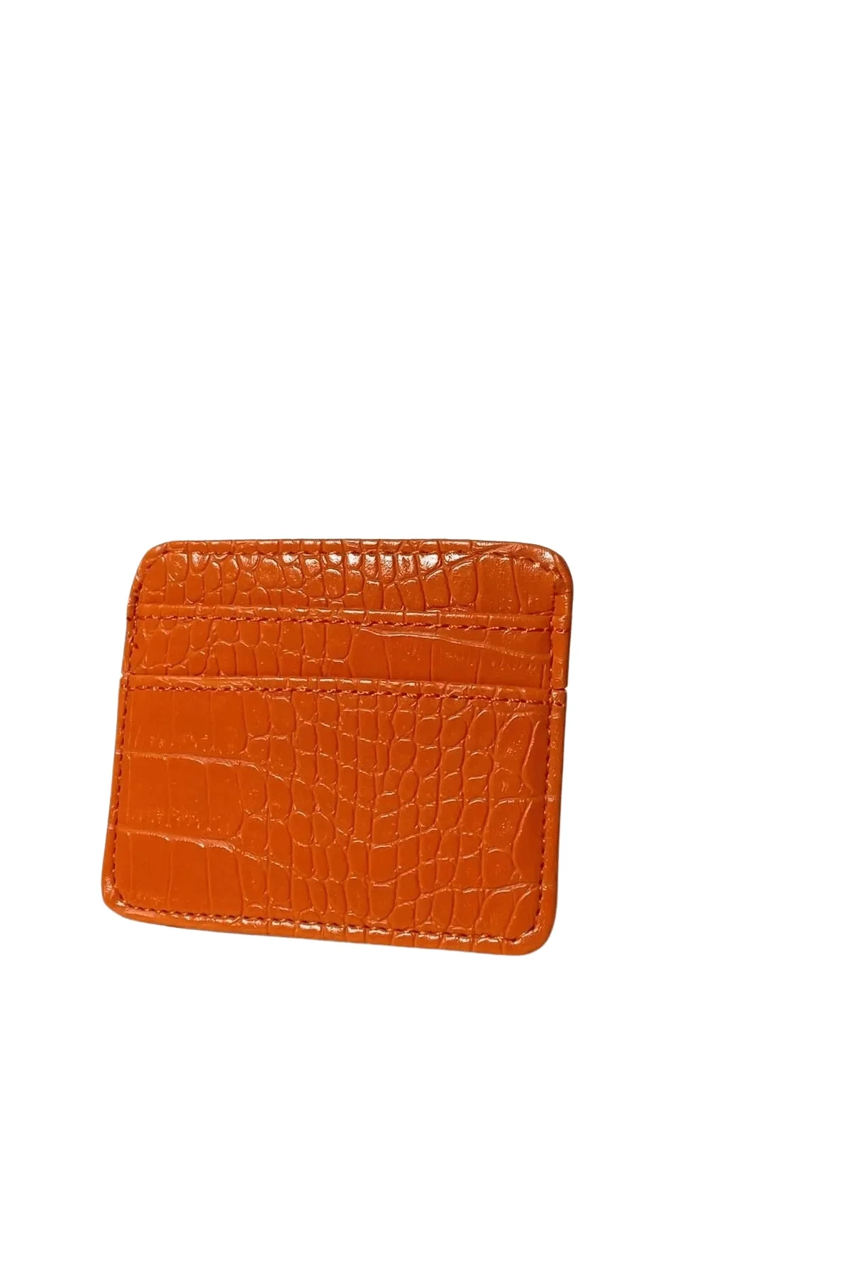 Kadın Suni Deri Kartlık Turuncu