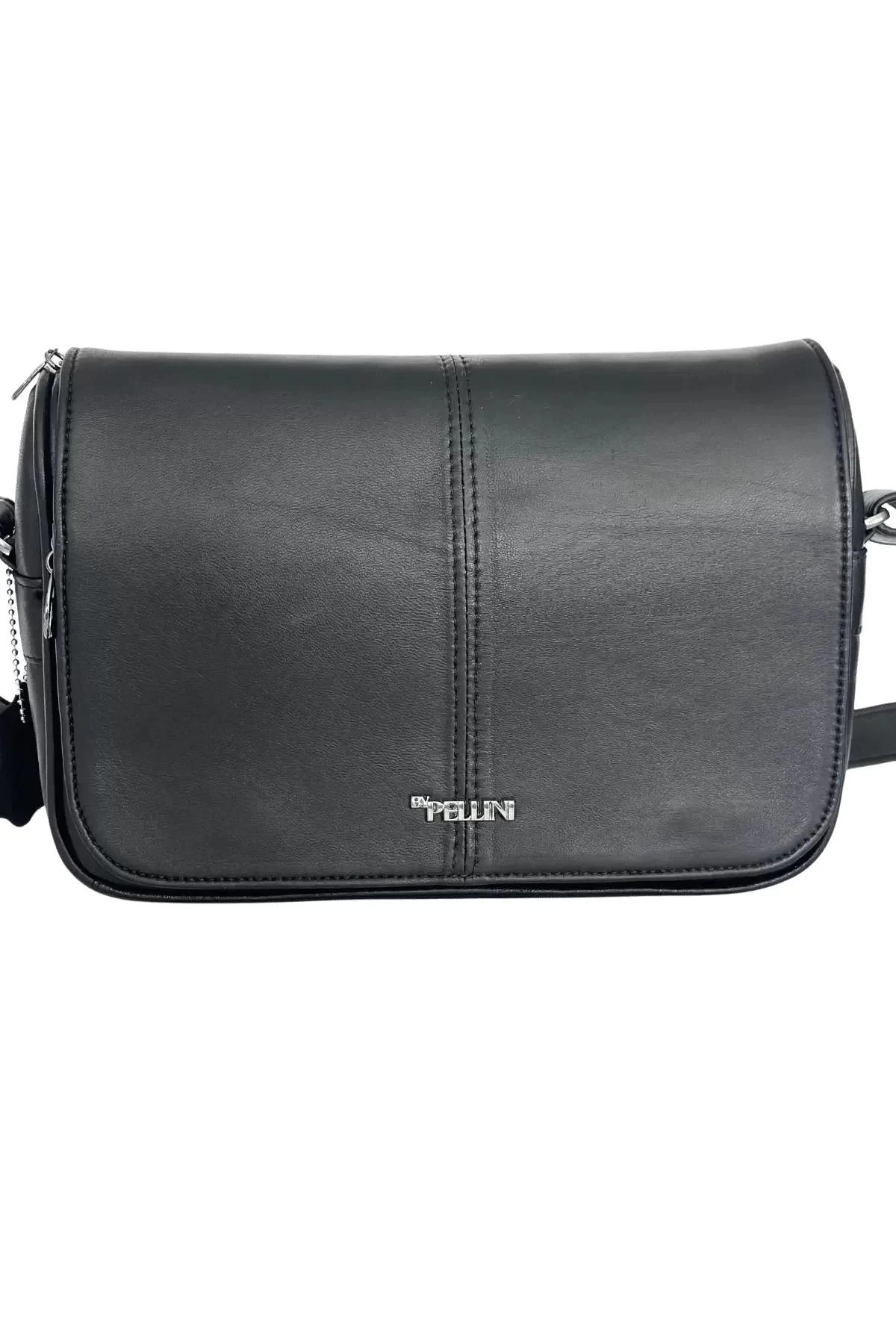 Kadın Gerçek Deri Omuz Çantası Siyah