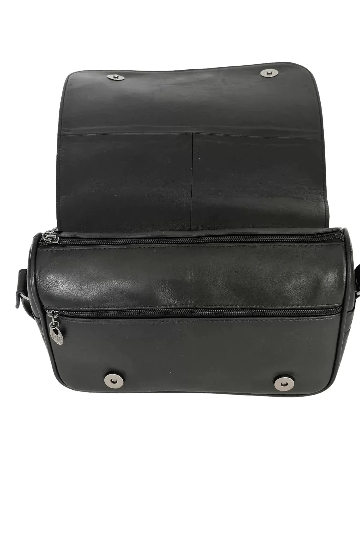 Kadın Gerçek Deri Omuz Çantası Siyah