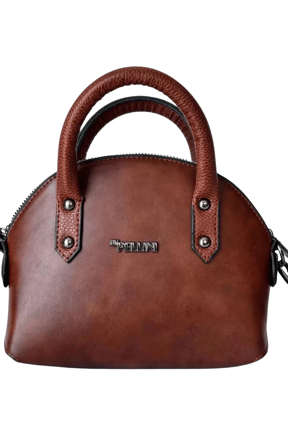 Kadın Suni Deri Omuz Ve El Çantası Taba