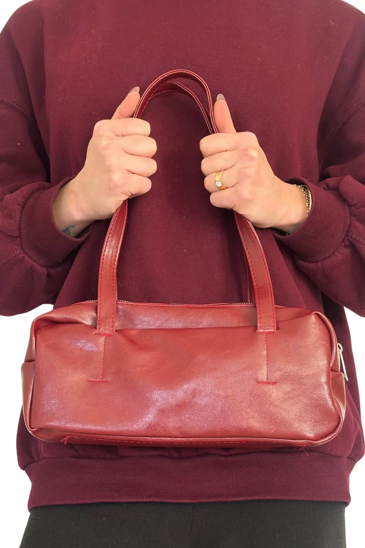 Savannah El ve Omuz Çantası Bordo