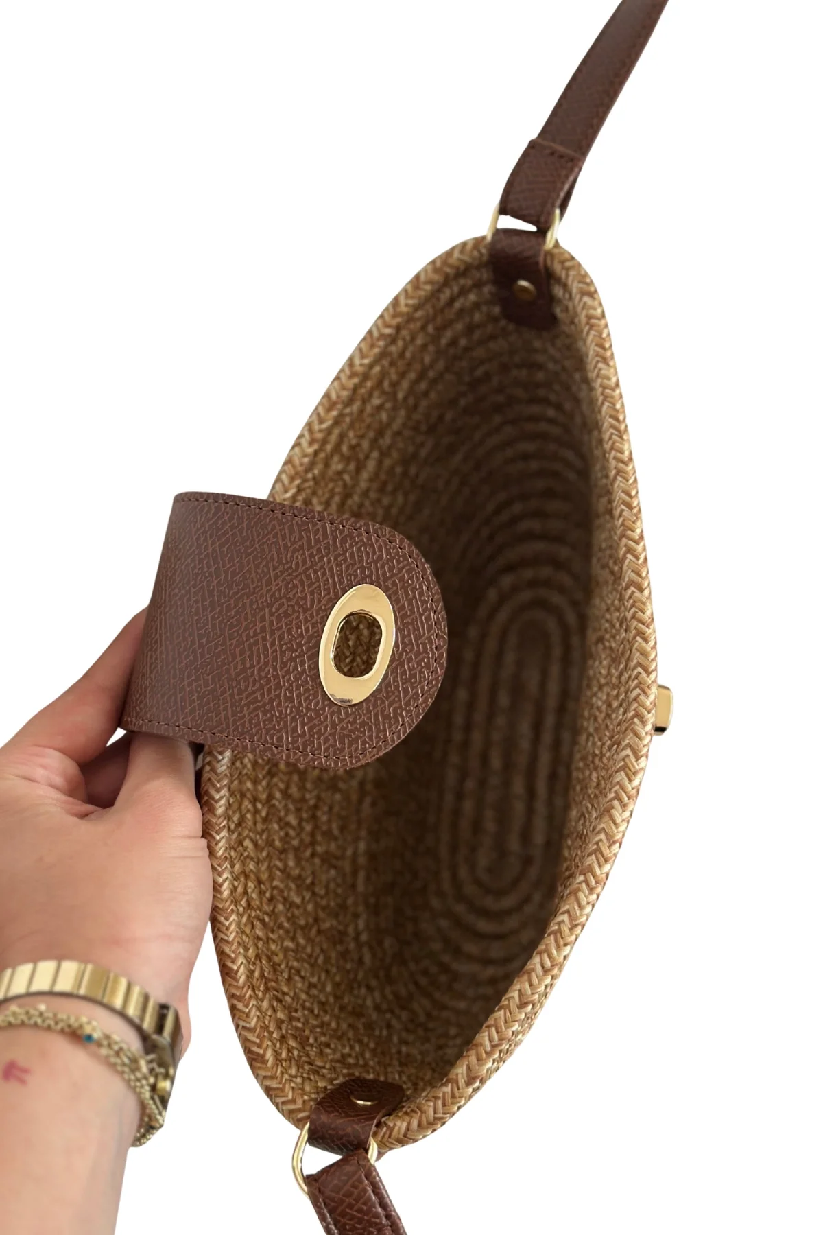 Solana Hasır Clutch Çanta