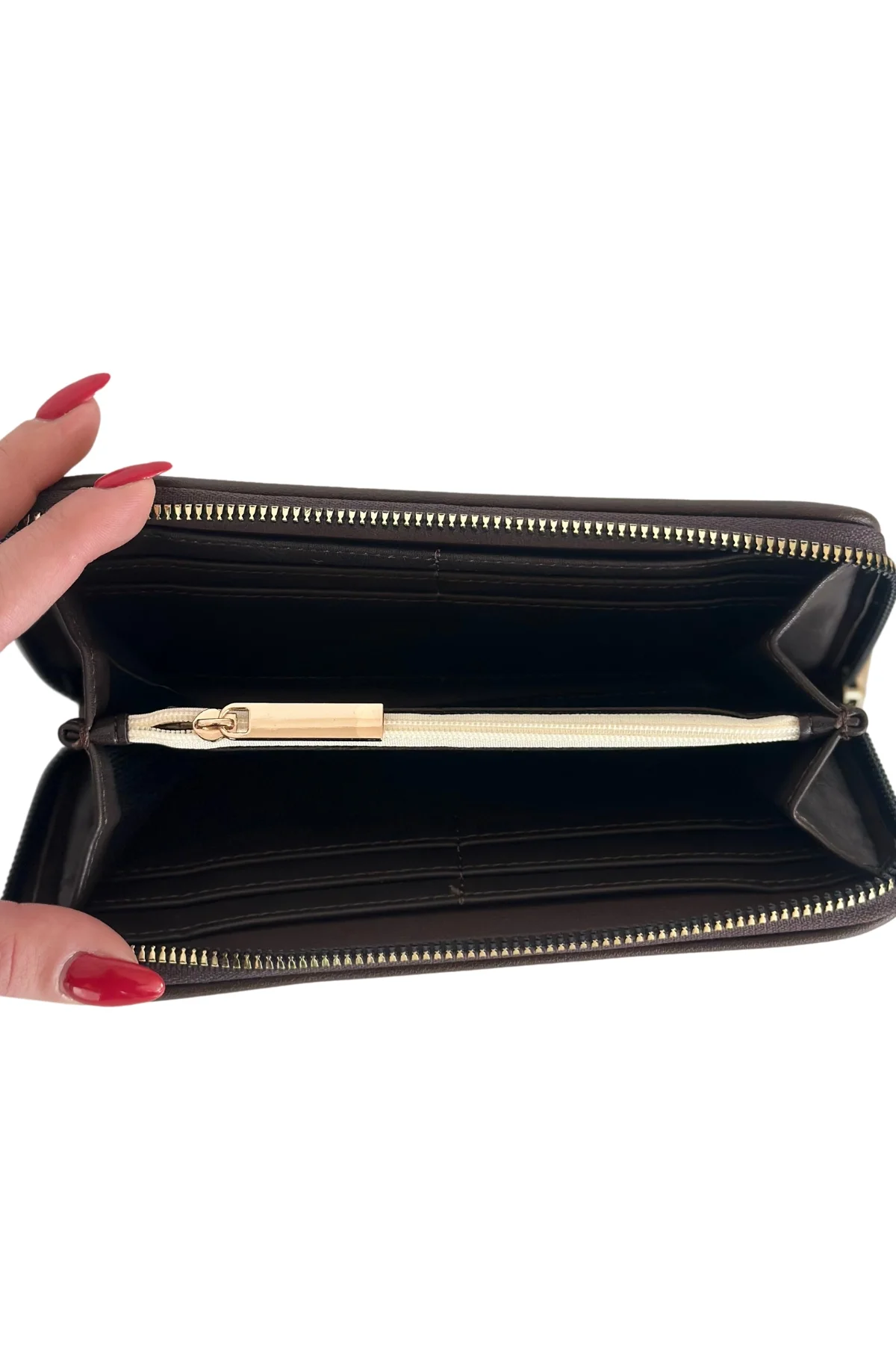 Teddy Peluş Cüzdan Krem-Taba