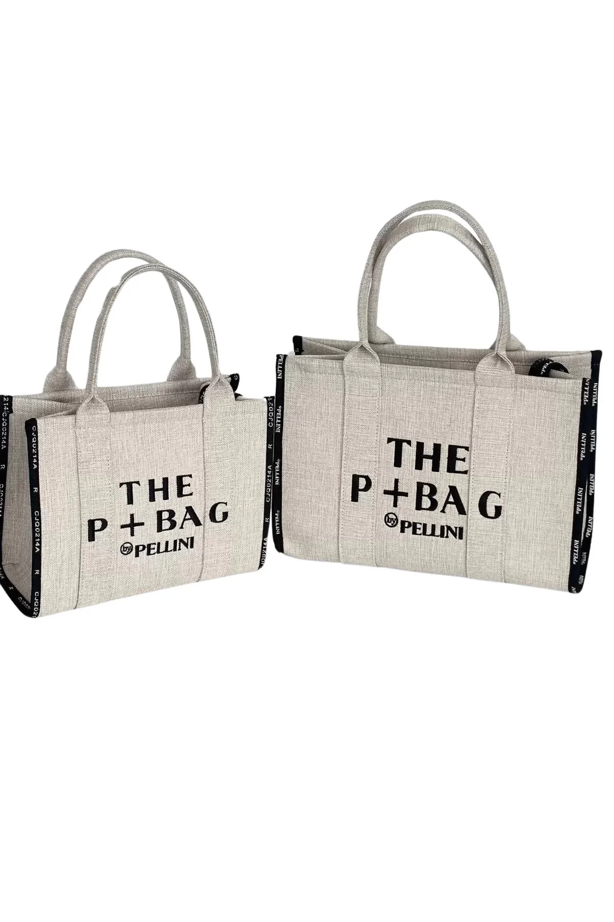 The P+Bag El ve Omuz Büyük Çanta Krem