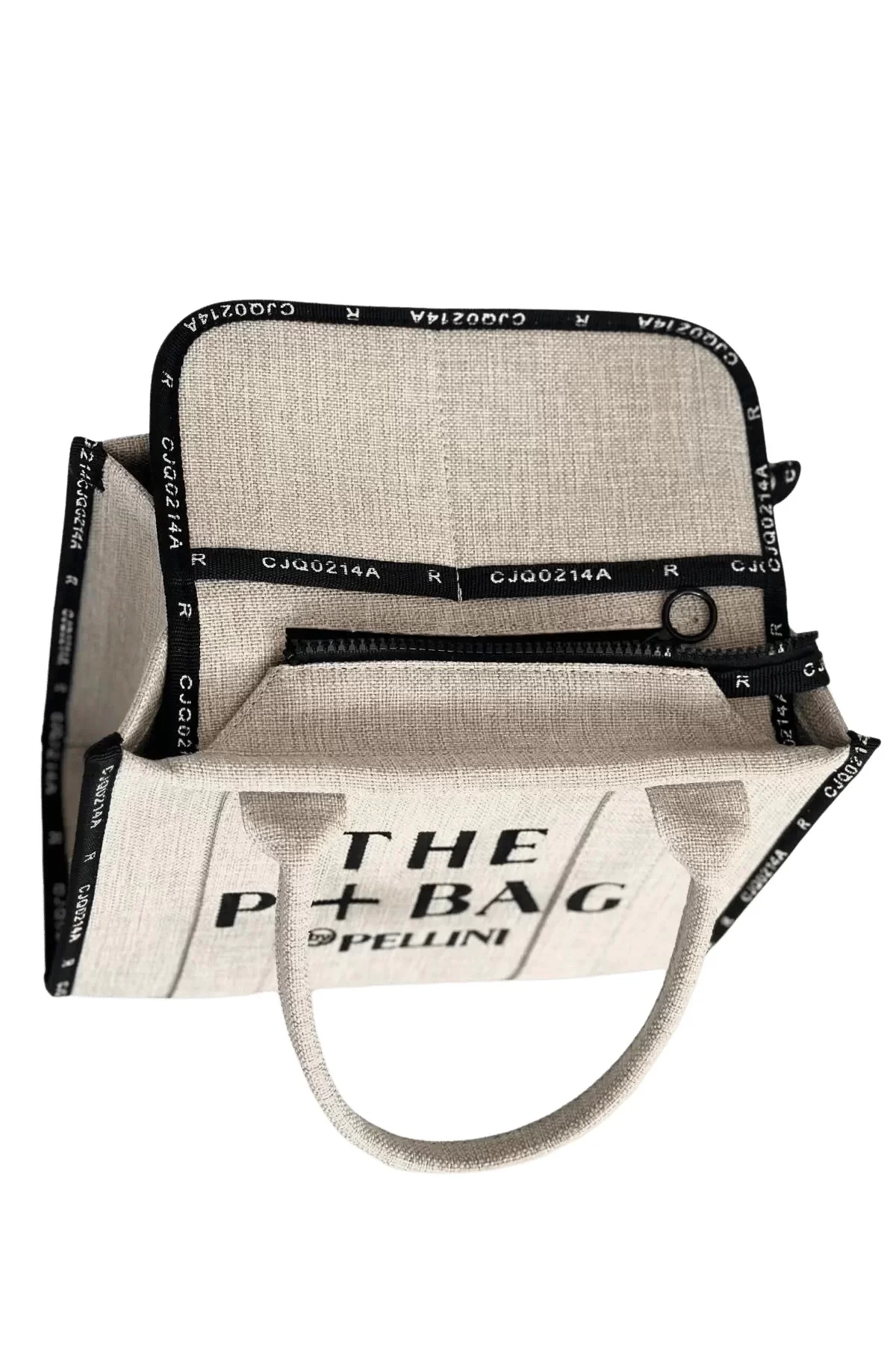 The P+Bag El ve Omuz Büyük Çanta Krem