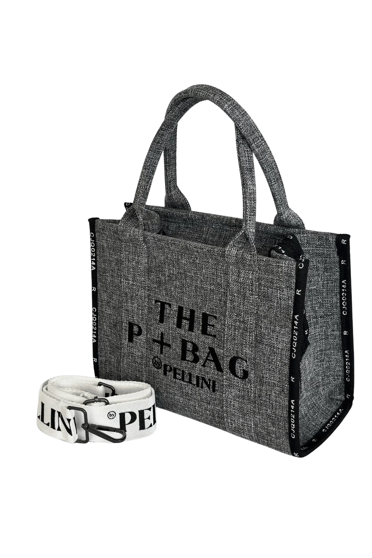 The P+Bag El ve Omuz Küçük Çanta Açık Gri