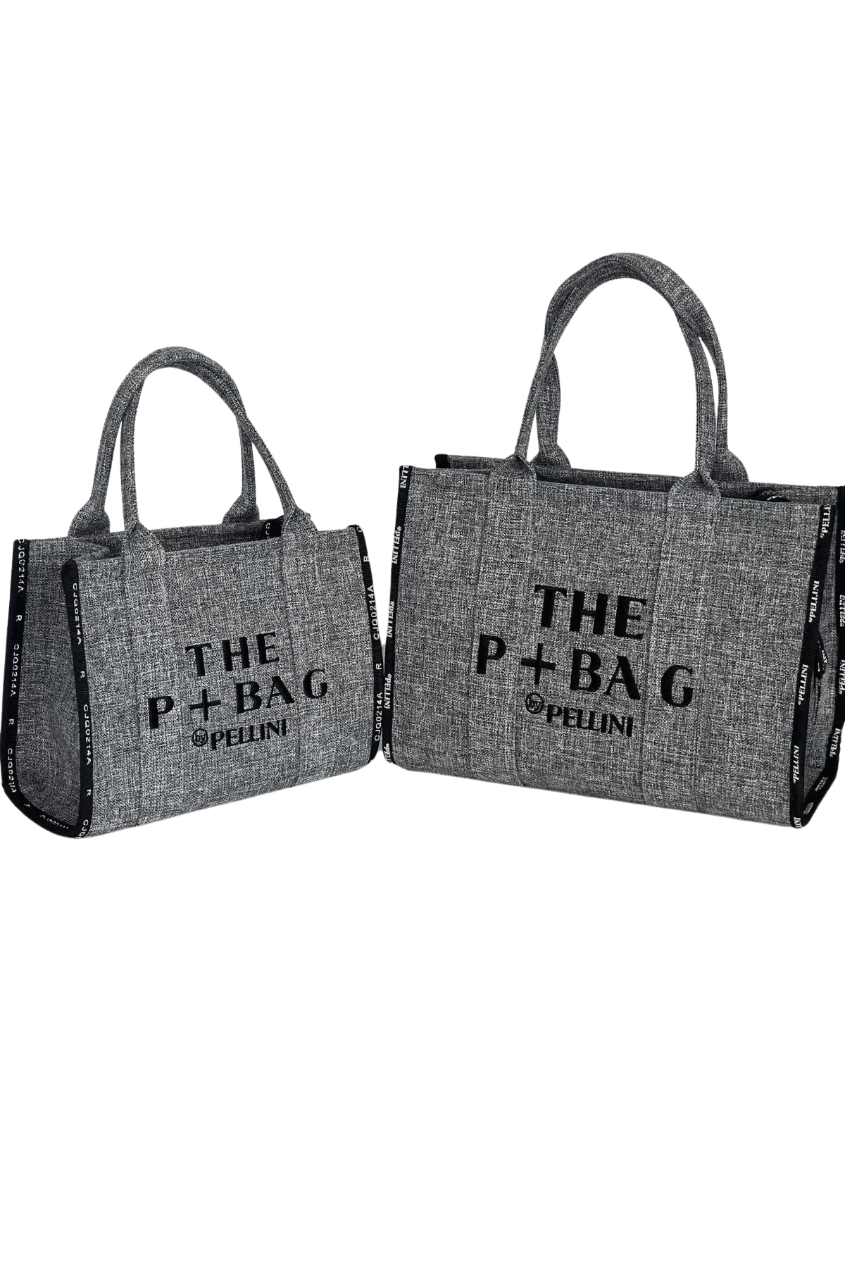 The P+Bag El ve Omuz Küçük Çanta Açık Gri