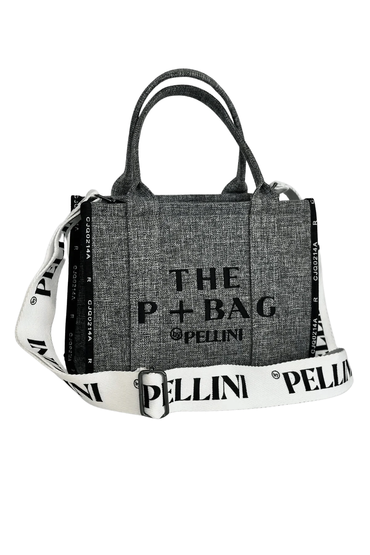 The P+Bag El ve Omuz Küçük Çanta Açık Gri