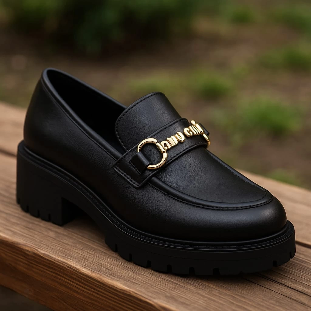 Klasik Hakiki Deri Kadın Casual Ayakkabı