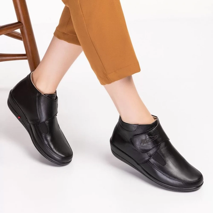 009 SİYAH Bayan Diyabetik Comfort Bot