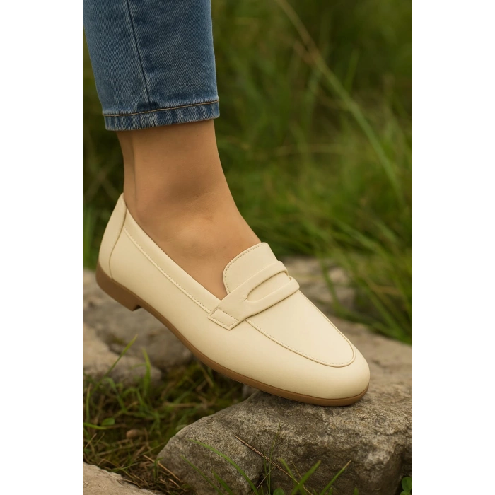 Casual Hakiki Deri Kadın Ayakkabı