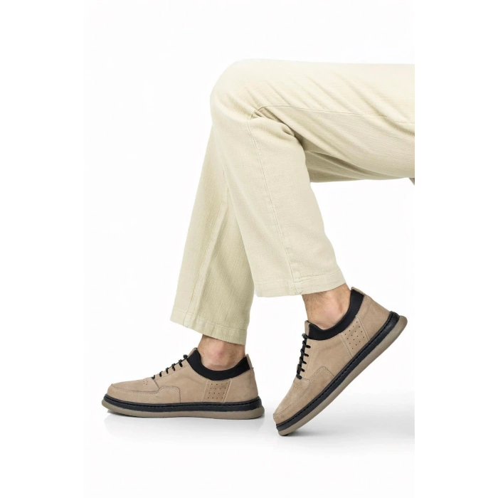 Ortopedik Casual Süet Erkek Ayakkabı Bej