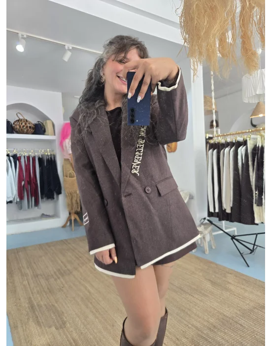 Tasarım Kahve Ceket