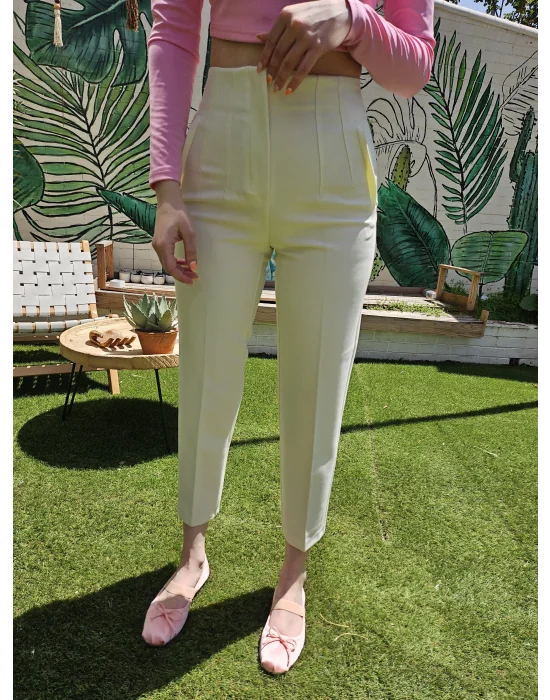 Su Yeşili Kumaş Pantolon