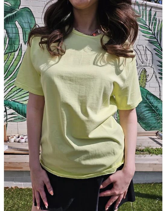 Neon Sarı Tee