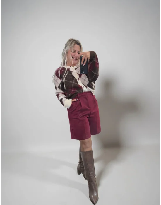 Desenli Pofidik Hırka