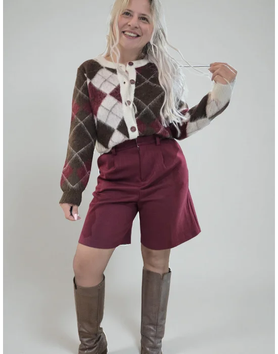 Desenli Pofidik Hırka