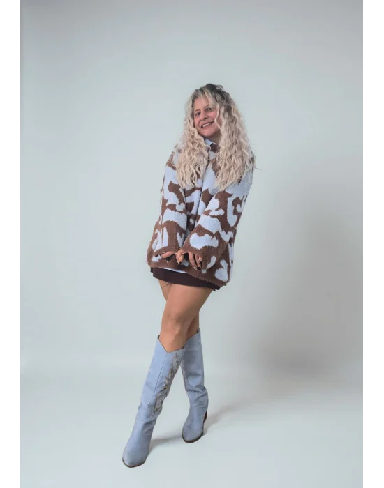 Yumuş Desenli Kazak