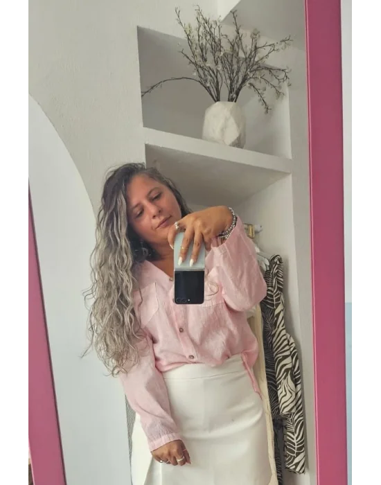 Açık Pembe Gömlek