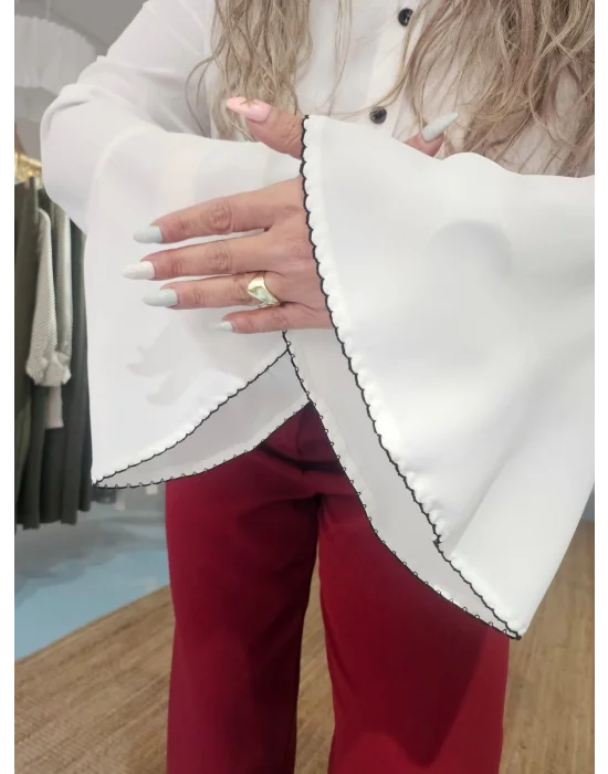 Çoban Nakış Detaylı Gömlek