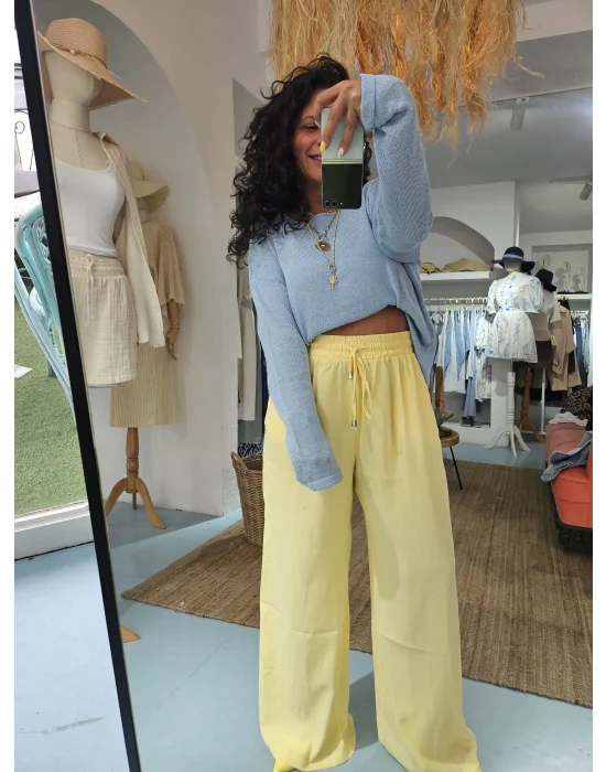 Merserize Mavi Kazak