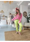 Neon Yeşil Kot Pantolon