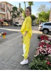 Oversize Sarı Eşofman Takımı