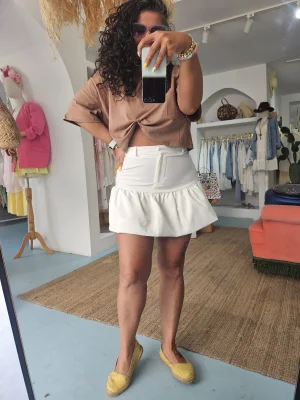 Beyaz Balon Etek