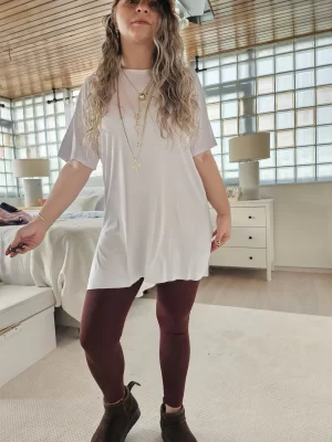 Beyaz Oversize Tshirt