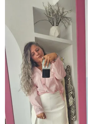 Açık Pembe Gömlek