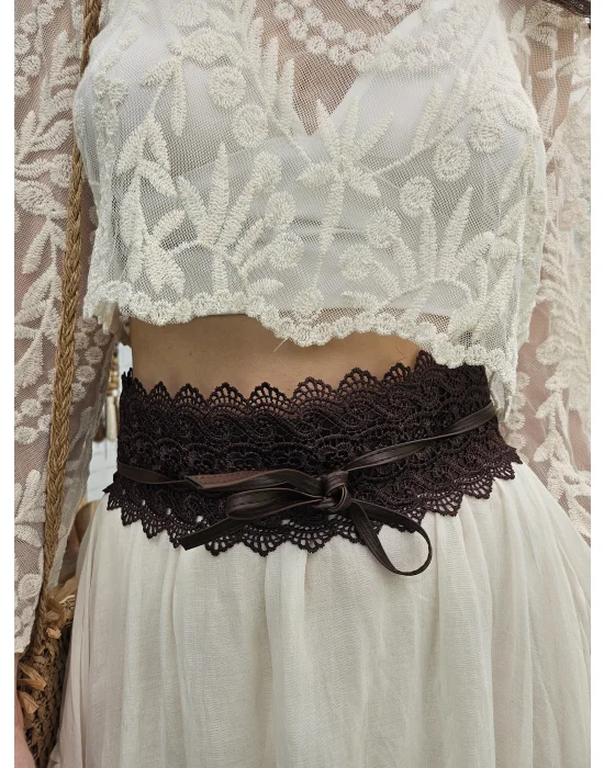 Tasarım Dantel Crop