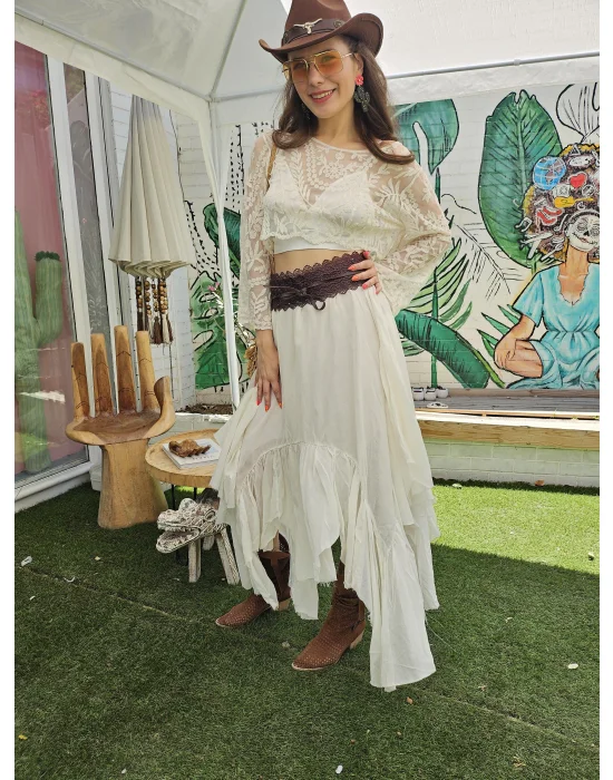 Tasarım Dantel Crop