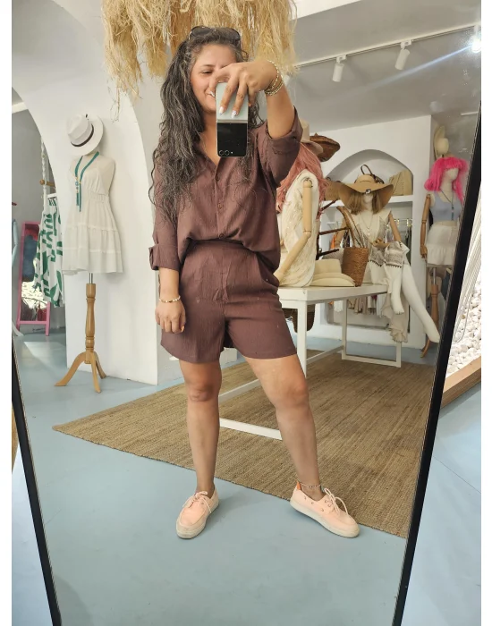 Şort Gömlek Takım