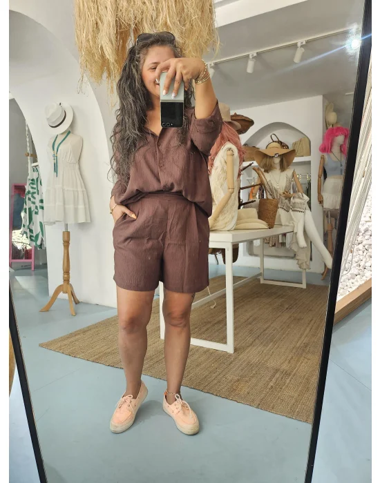 Şort Gömlek Takım